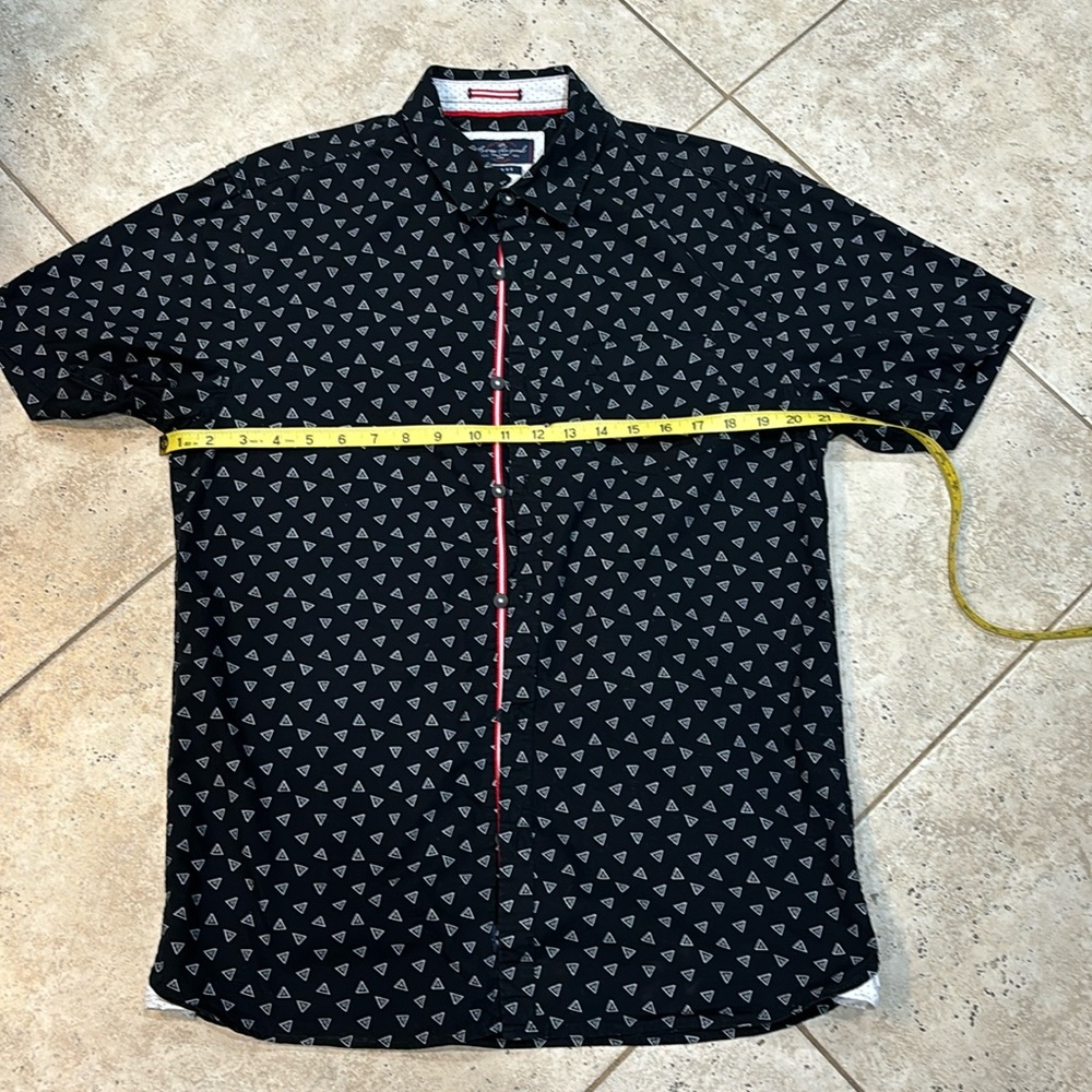 Across the pond men’s button down casual shirt